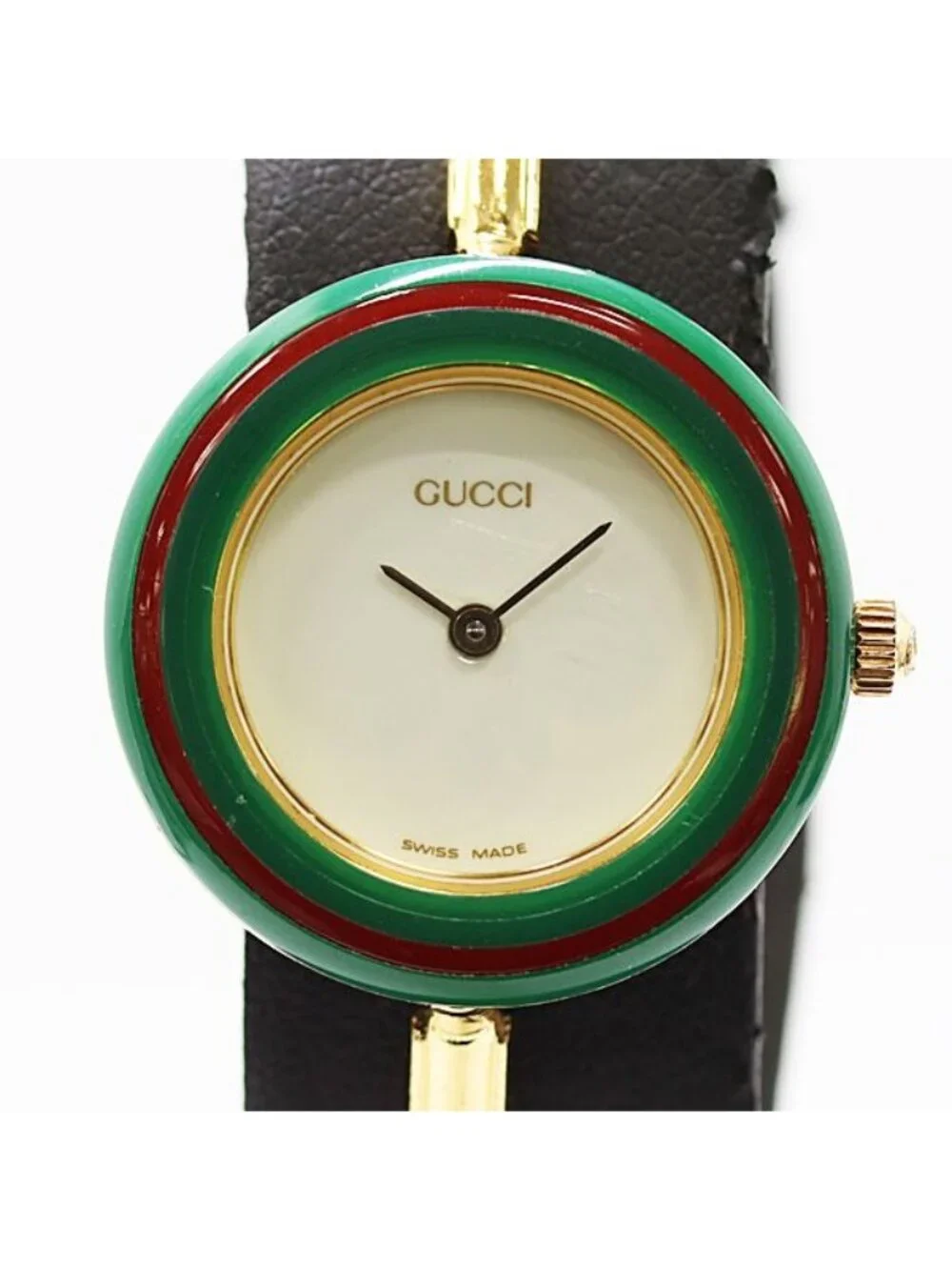 Gucci Change Bezel 11 12.2 Quartz White Dial Watch